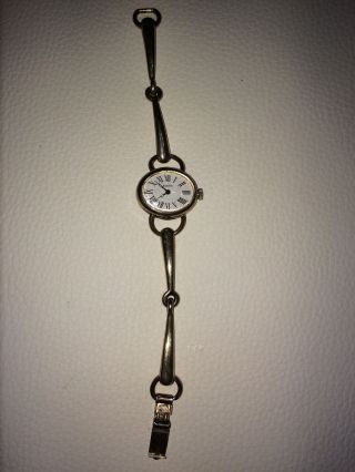 Adora Damen Armbanduhr Rarität Vintage Aus 835 Silber Bild