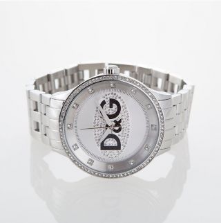 D&g Dolce Gabbana Damen Uhr Herren Uhr Strass Prime Time Dw0131 Bild