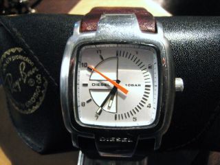 Diesel Herren - Armbanduhr Analog Quarz Leder Dz 4033 Armband Braun Bild