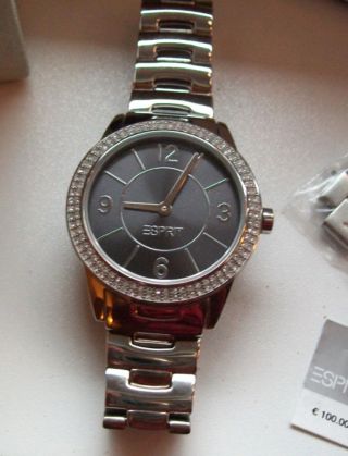 Esprit Damen - Armbanduhr Heron Analog Edelstahl A.  Es104352004 Wie Bild
