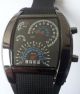 Dot Matrix Uhr Blau Led Watch Uhr BinÄre Styliche Armbanduhr Tacholook Armbanduhren Bild 1