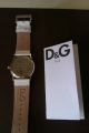 Moderne D&g Dolce & Gabbana Damenuhr Weißes Armband Und Kristallrand Wie Armbanduhren Bild 3