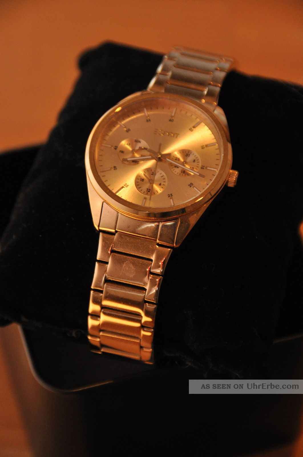 Esprit Uhr Gold, Chronograph
