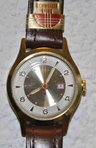 Letzte Vintage Exato Herren Armbanduhr V.  1961,  Handaufzug Bild