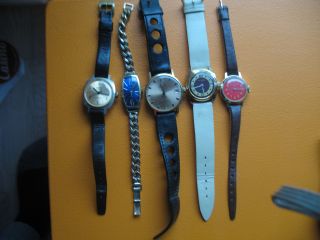 5 Anker Armbanduhren Handaufzug 4 Gehen Einwandfrei Bild