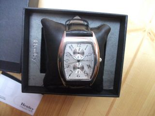 Henley H01002 Herren - Armbanduhr In Geschenkverpackung Bild