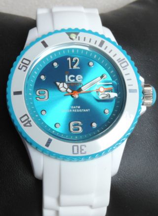 Ice Watch,  Sili White Turquoise Unisex,  100,  Si.  Wt.  U.  S.  11 Bild