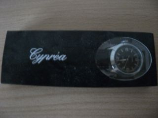 Damen Armbanduhr Damenarmbanduhr Quartz Cyprea Schwarzes Armband Ovp Bild