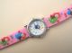 Kinderuhr Armbanduhr Quartz Bunte Engelchen Rosa Kinderarmbanduhr Armbanduhren Bild 1