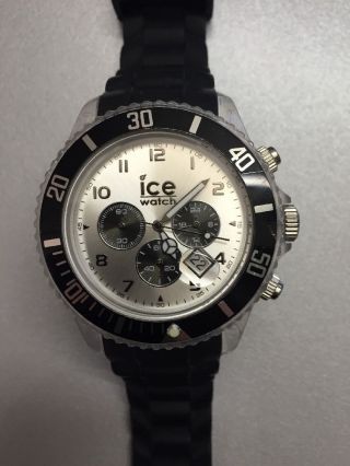 Ice Watch Chrono Black Sili Big Bild