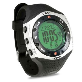 Pyle Marathonlauf Sport Uhr Alarm Compass Chronograph Wasserfest 30m Bild