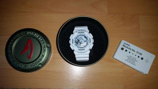 Casio G - Shock Ga - 110c - 7aer Armbanduhr Für Herren In Weiss Mit Ovp Bild