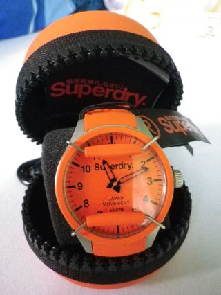 Superdry Scuba Uhr Syg 1090 Xl Orange Bild