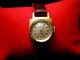 Telos Damenuhr,  Handaufzug,  Neues Lederarmband,  17 Rubins,  Swiss Made Armbanduhren Bild 1