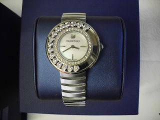 Edle Swarovski Lovely Crystals - White,  Metal Armbanduhr Damen Armband Uhr Bild