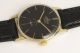 Cornavin Klassische,  Elegante Armbanduhr.  Swiss Made Vintage Watch,  Black Dial. Armbanduhren Bild 1