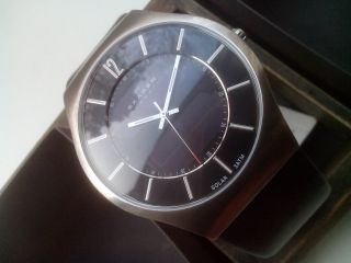 Skagen Designs 833xlsln Armbanduhr Uhr Für Herren Solar Np 169€ Bild
