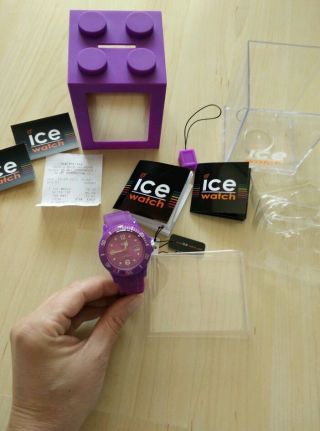 Ice Watch Uhr Mit Datum Wie Selten Getragen Si.  Pe.  S.  S.  09 Bild