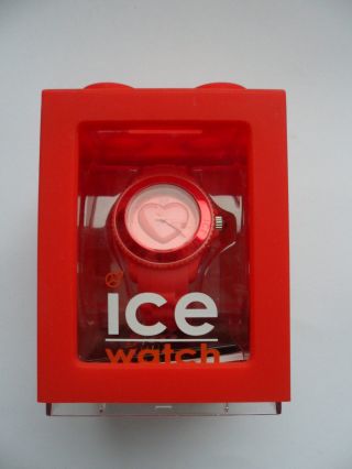 Ice Watch Uhr Armbanduhr Damen Rot Ice Love Red Small Swarovski Bild