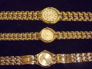 3 X Uhren - Armbanduhren - Damenuhren - Nicht Getragen Bild