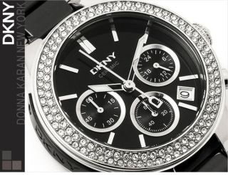 Dkny Damen - Armbanduhr Chronograph Quarz Keramik Ny8180 Uvp 375€ Bild