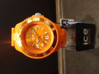 Ice Watch Cs.  Oe.  S.  P.  10 Kunststoff Armband Herren Uhr Damen Small Model Orange Bild
