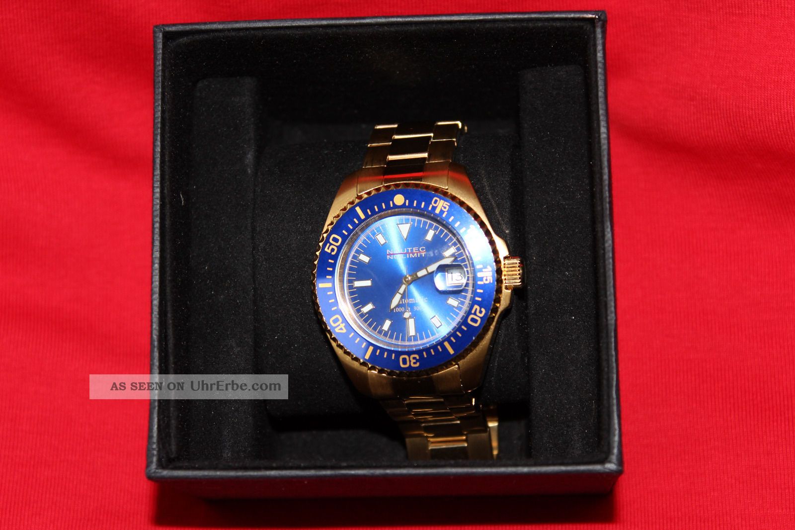 Nautec No Limit Automatic Taucher Uhr. Armbanduhren Bild