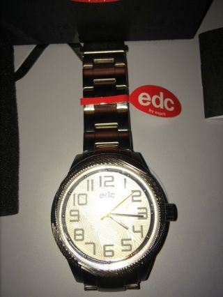 ,  Edc Esprit Herrenuhr Uhr Armbanduhr Metall Silber Uhr, Bild