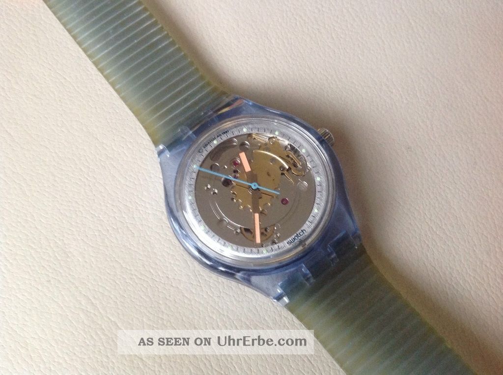 Schönes Altes SammlerstÜck Alte Automatik Uhr Von Swatch Armbanduhren Bild