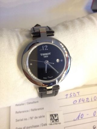 Tissot Pinky Leder Armband Uhr Box Und Papiere Edelstahl 2 Monate Alt Bild