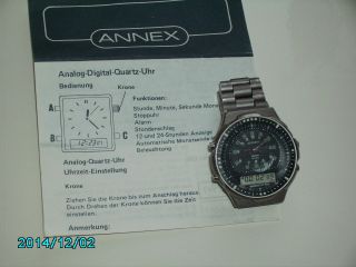 Chronograph Annex Signum Analog - Digital - Quartz - Uhr Bild