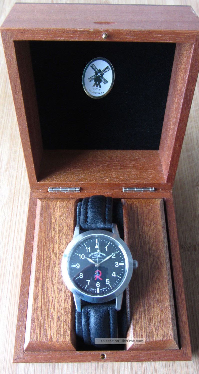 Herrenuhr Mühle Glashütte Sonderedition Jagdgeschwader 71 Richthofen (militaria)
