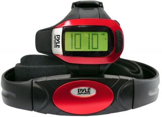 Pyle Sport Uhr Geschwindigkeit Distanz Schrittzähler Herzfrequenz Chronograph Bild
