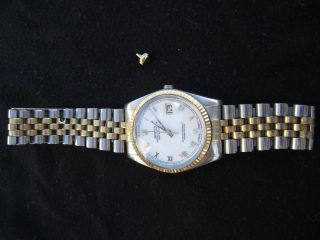 Rolex Oyster Perpetual Datejust Chronometer Hau 70/80er Jahre Reparaturbedürftig Bild