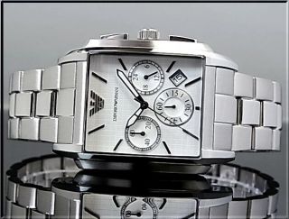 Armani Herrenuhr Ar0483 Uhr Herren Armbanduhr Mens Watch Uvp: 359€ Bild