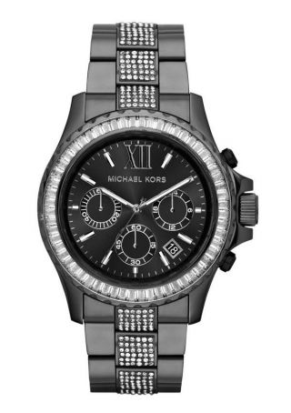 Michael Kors Damen - Armbanduhr Chronograph Quarz Edelstahl Beschichtet Mk5829 Bild
