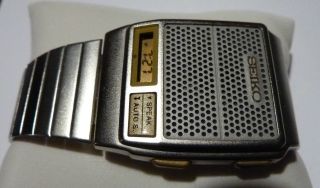 Seiko A965 - 4000 Talking Watch,  Sprechende Uhr Bild