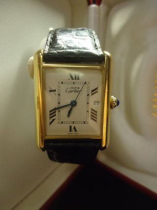 Cartier Tank Armbanduhr Für Damen Bild