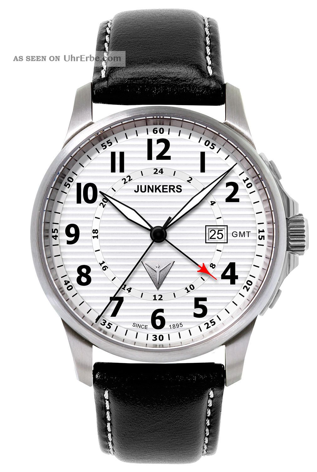 Junkers Tante JU - Orologio Analogico Al Quarzo Con Cassa In Acciaio E Vetro Zaffiro - 3