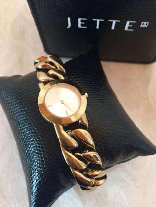 Jette Joop Damenuhr In Gold - Armbanduhr Mit Zertifikat,  Rechnung,  Originalbox Bild