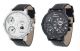Exklusive 54 Mm Xxl Automatik Uhr Herrenuhr Edelstahl M.  Thermo - Und Hygrometer Armbanduhren Bild 1