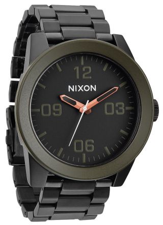 Nixon Corporal Ss Herren Uhr Matte Black A346 1530 Bild