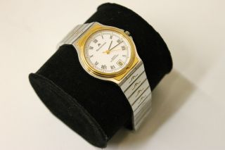 Maurice Lacroix Classic Chronometer Quarz Ref.  19796 Stahl / Gold Mit Revision Bild