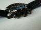 Big Xxl Black Edition Edelstahl Citizen Eco Drive / Solar Chronograph Armbanduhren Bild 1