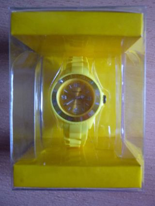 Ascot Colour Watch Mini Gelbe Uhr Aus Silikon Neu&ovp Bild