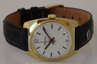 Kleine Swiss Made Uhr Lucerne Alte Ungetragene Sammleruhr Handaufzug,  Nos Lu - 44 Bild