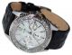 Guess Damen Uhr Silber Leder Armband Uhren Perlmuttzifffernblatt Strass G96022l Armbanduhren Bild 2