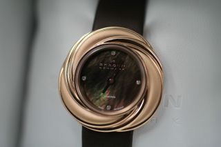 Skagen 885srld Diamanten Uhr - Damenuhr - Rosegold - 0,  016 - 0,  018 Karat Bild