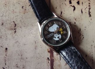 Retro Armitron Snoopy Pesnuts Armband Uhr Look Bild