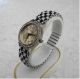 Rockabilly Style Flexi Damen Uhr Checkerboard Karo Schwarz/weiss Black/white Top Armbanduhren Bild 3